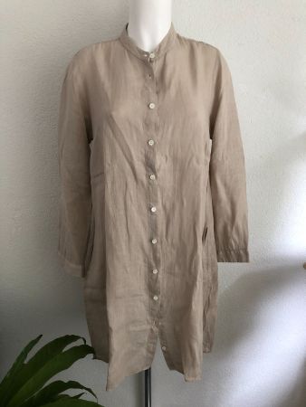 Kleid Leinen BETTER RICH Gr. XS beige Leinenkleid