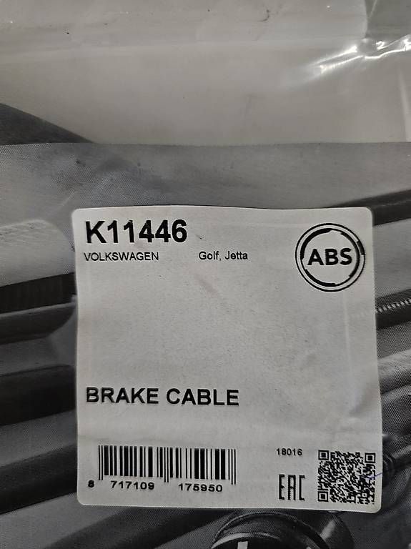 Tutti pezzi di ricambio auto: Handbremsseil VW Golf 2  – Usato da Weiningen TG venduto da Briandickenmann 1