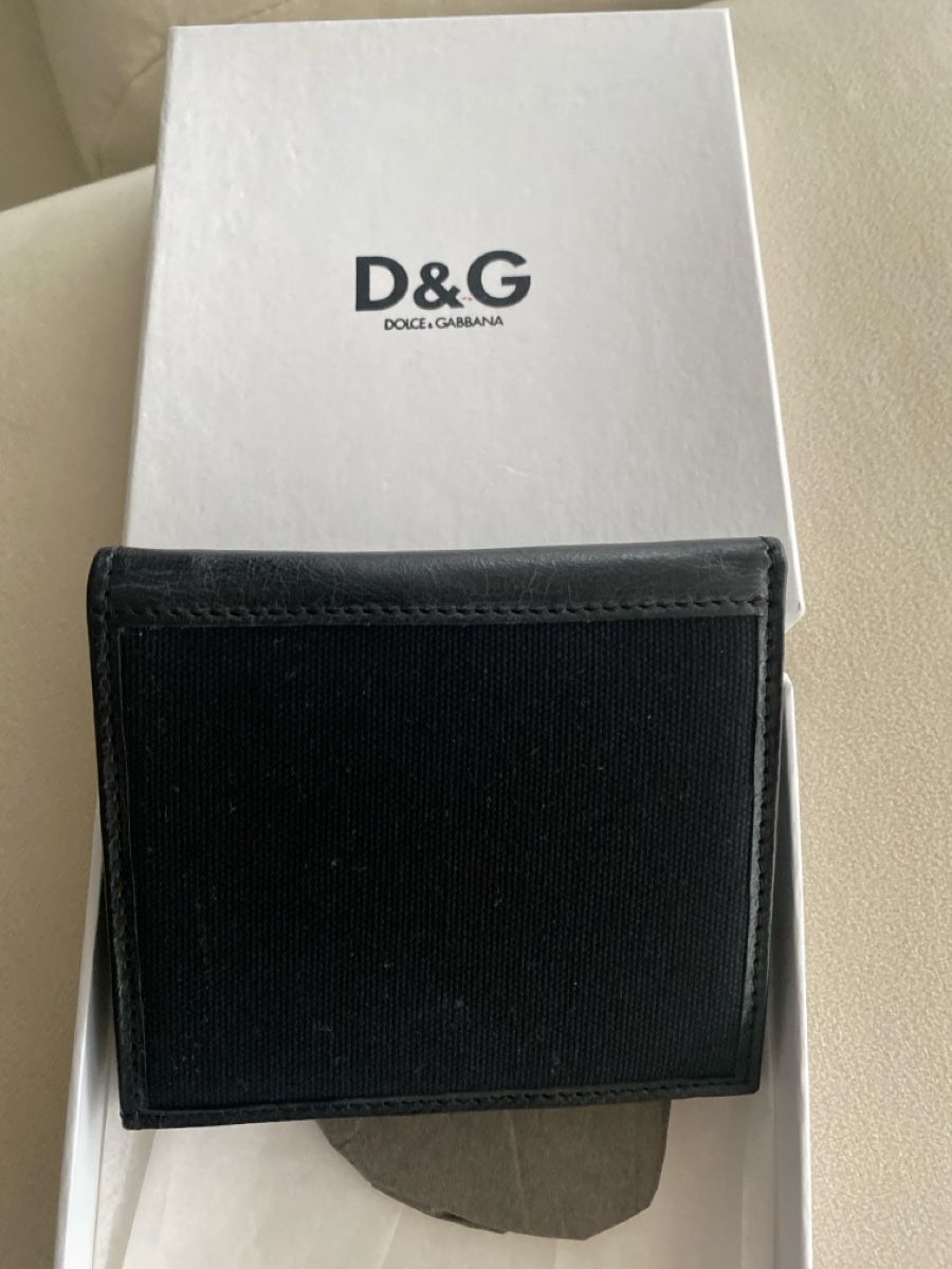 Dolce & Gabbana Brieftaschen: Portefeuille D&G en cuir noir – Neu und originalverpackt aus Grenchen von O.r.i.g. 5