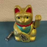 Goldige Winkekatze Deko - Bringt Glück!