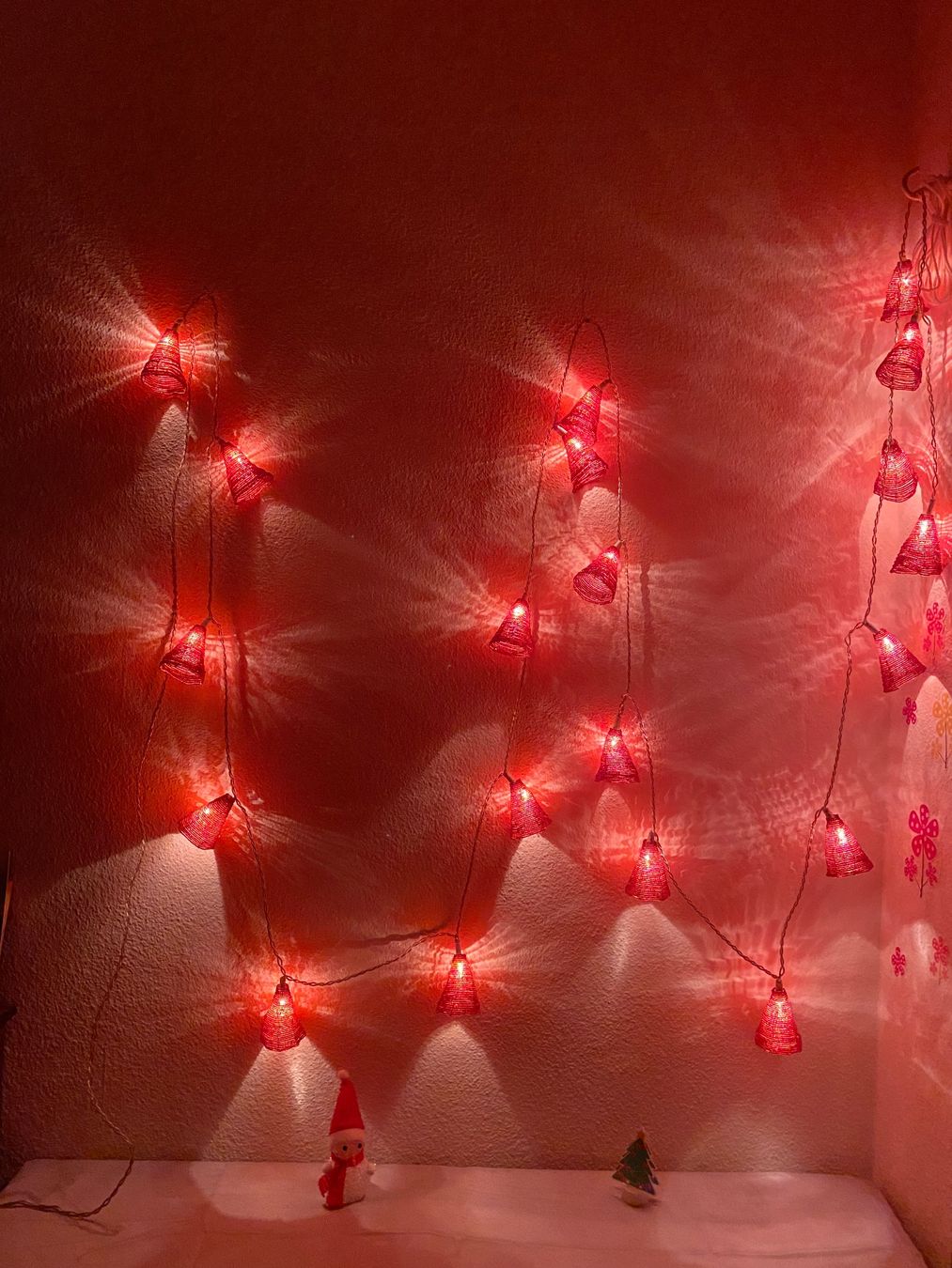 Ghirlande e barre luminose: Lichterkette 6 m lang Einzelstück Körbchen rot Deko LED – Usato da Basel venduto da him_5r5n 1