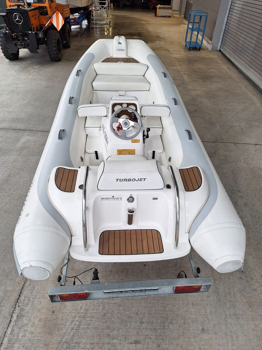 Barche: Williams Turbo Jet 445 mit Strassentrailer – Usato da Herisau venduto da Viper1971