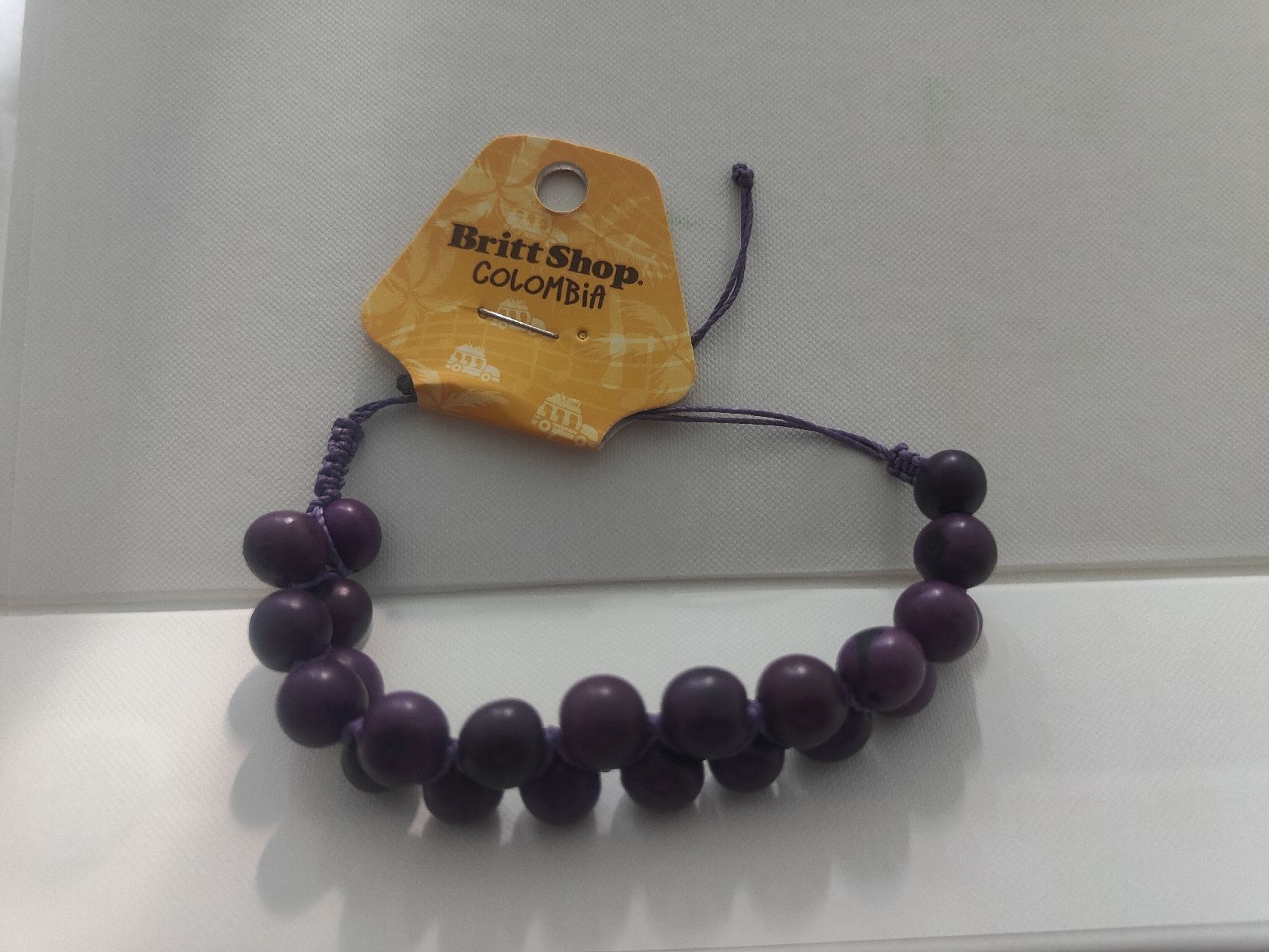 Armbänder & -reifen: Purple Stone Bracelet, Adjustable, New – Neu und originalverpackt aus Genève von nic_ss9x