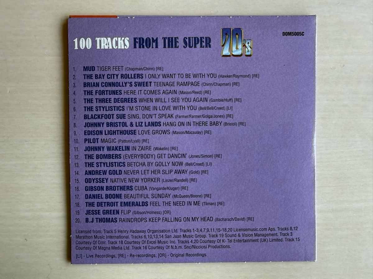 CD: 5 CD 100 Tracks Super 70s Compilation Vol. 1 – Usato da Oberried Brienz venduto da Chyara 5