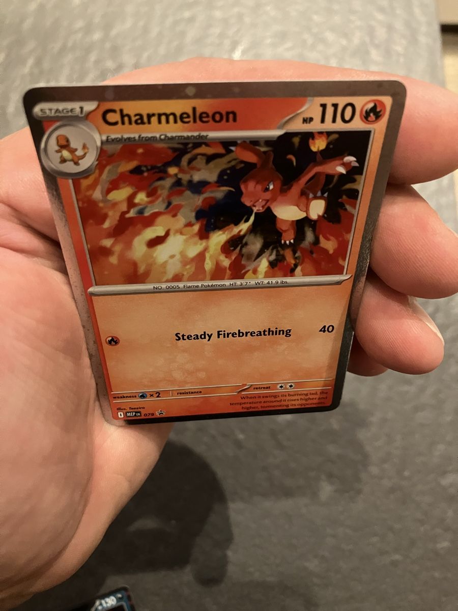 Pokémon Carte collezionabili: Pokemon Charmeleon BLACK STAR PROMO, Mega Evolution, Mint – Nuovo (secondo la descrizione) da Lyss venduto da Sandera20 2