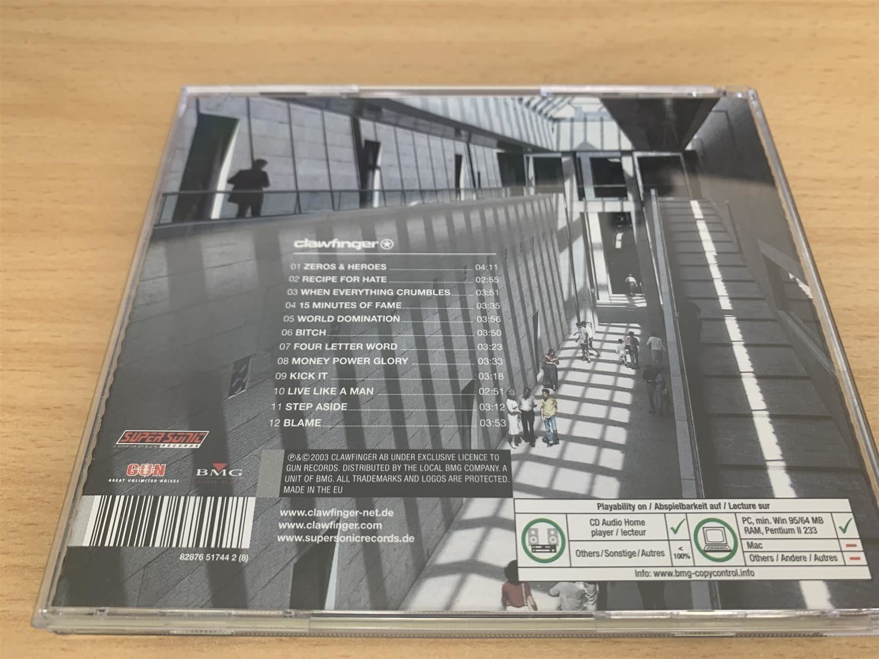 CD: Clawfinger – Zeros & Heroes – Usato da Rikon im Tösstal venduto da Alpenmutz 1