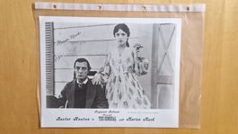 Marion Mack, Original Autogramm auf Grossfoto in s/w