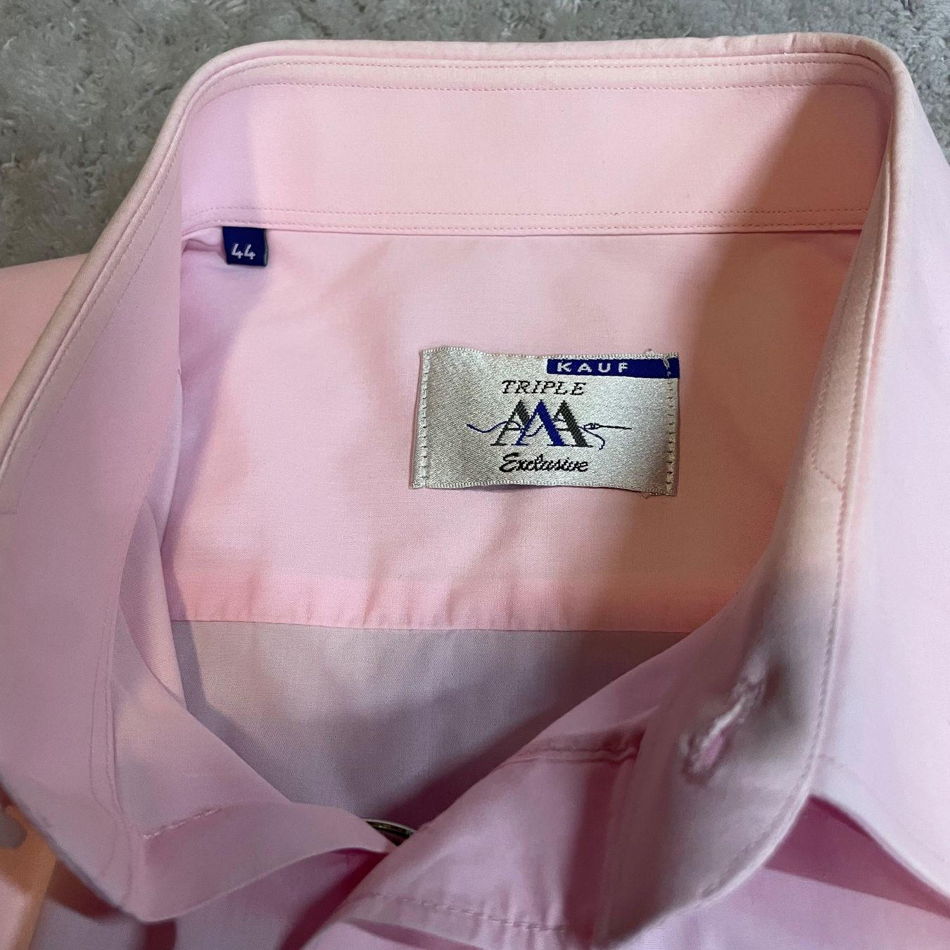 Camicie: AAA Kauf Triple Exklusive Hemd Rosa Gr. 44 Baumwolle – Usato da Bubikon venduto da SwissSecondLife 6