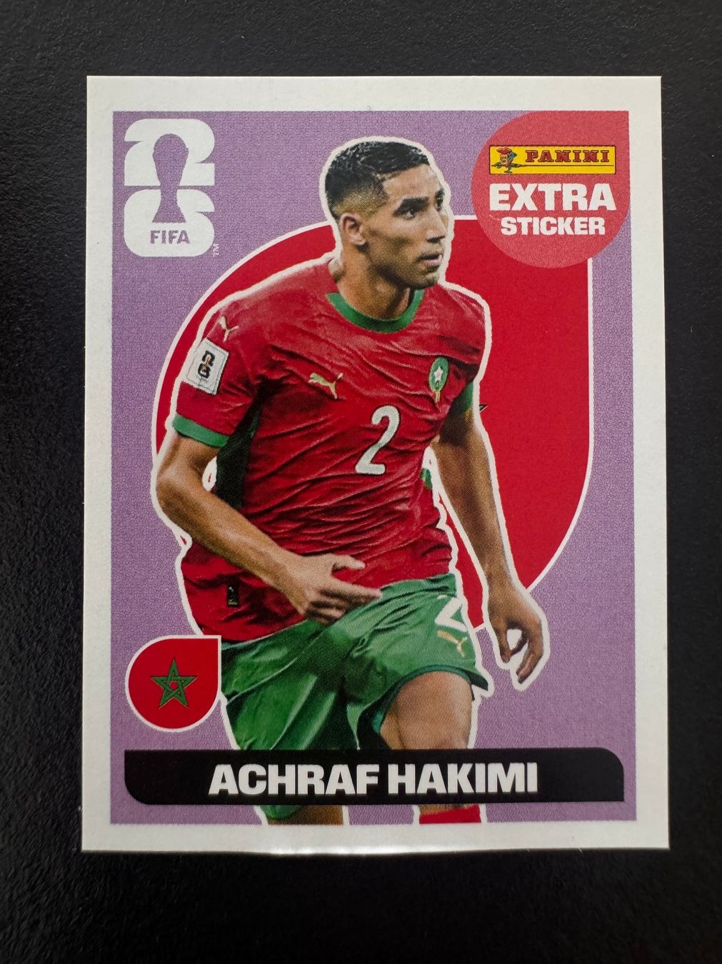 Panini Carte collezionabili: EXTRA STICKER - Achraf Hakimi - Panini WM 2026 – Nuovo e nell'imballaggio originale da Zollikon venduto da Krenapf