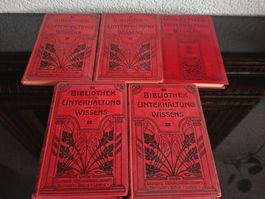 Bibliothek der Unterhaltung und des Wissens, 5 Bände