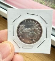 500 Liras Italien 1986 Weltmeisterschaft Mexiko!!! Silber!!
