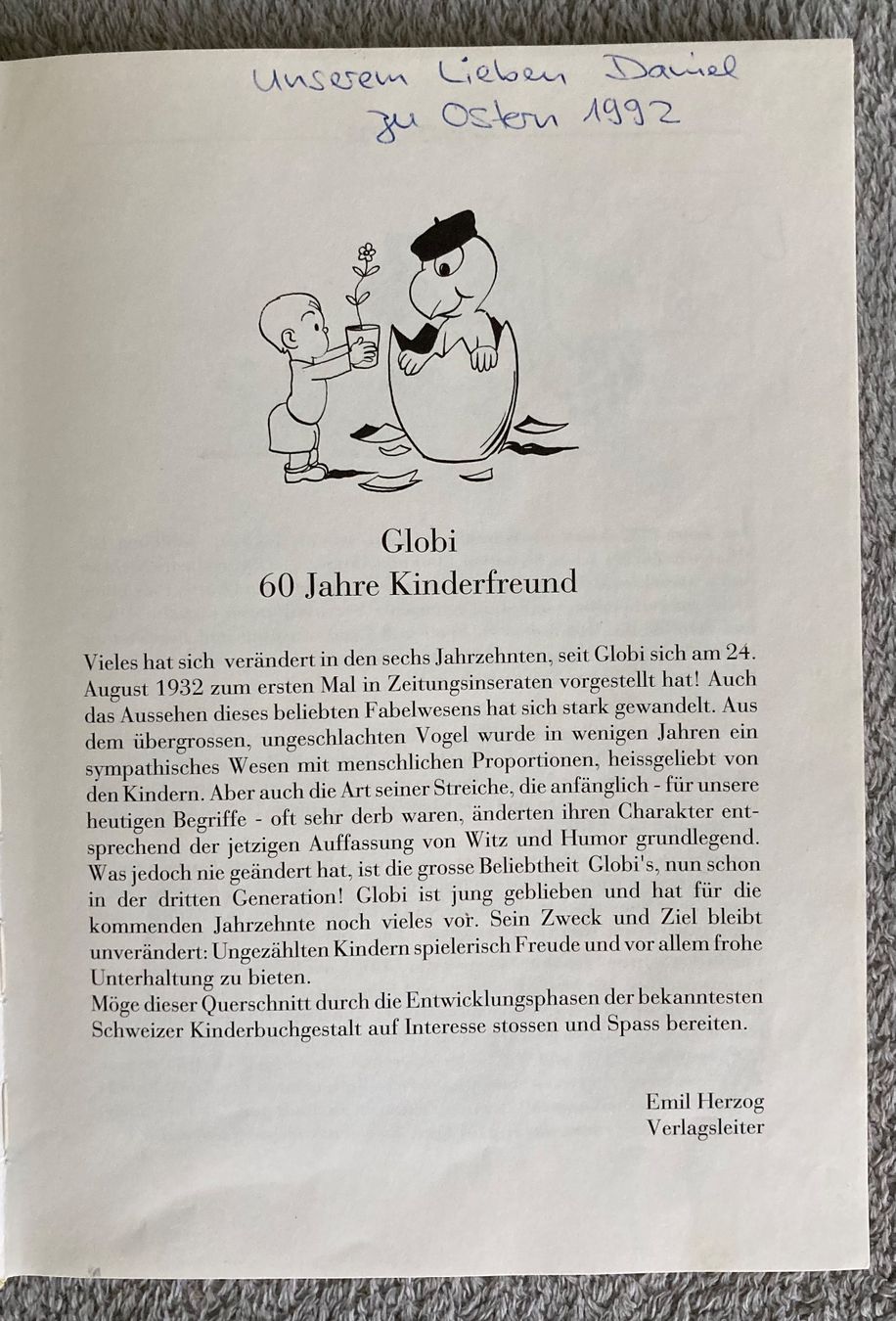 Fumetti: Globi Sammler aufgepasst – Usato da Hettlingen venduto da MissZotti 2