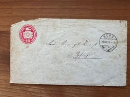 Tüblibrief von Bern nach Zofingen 1879  (M245)