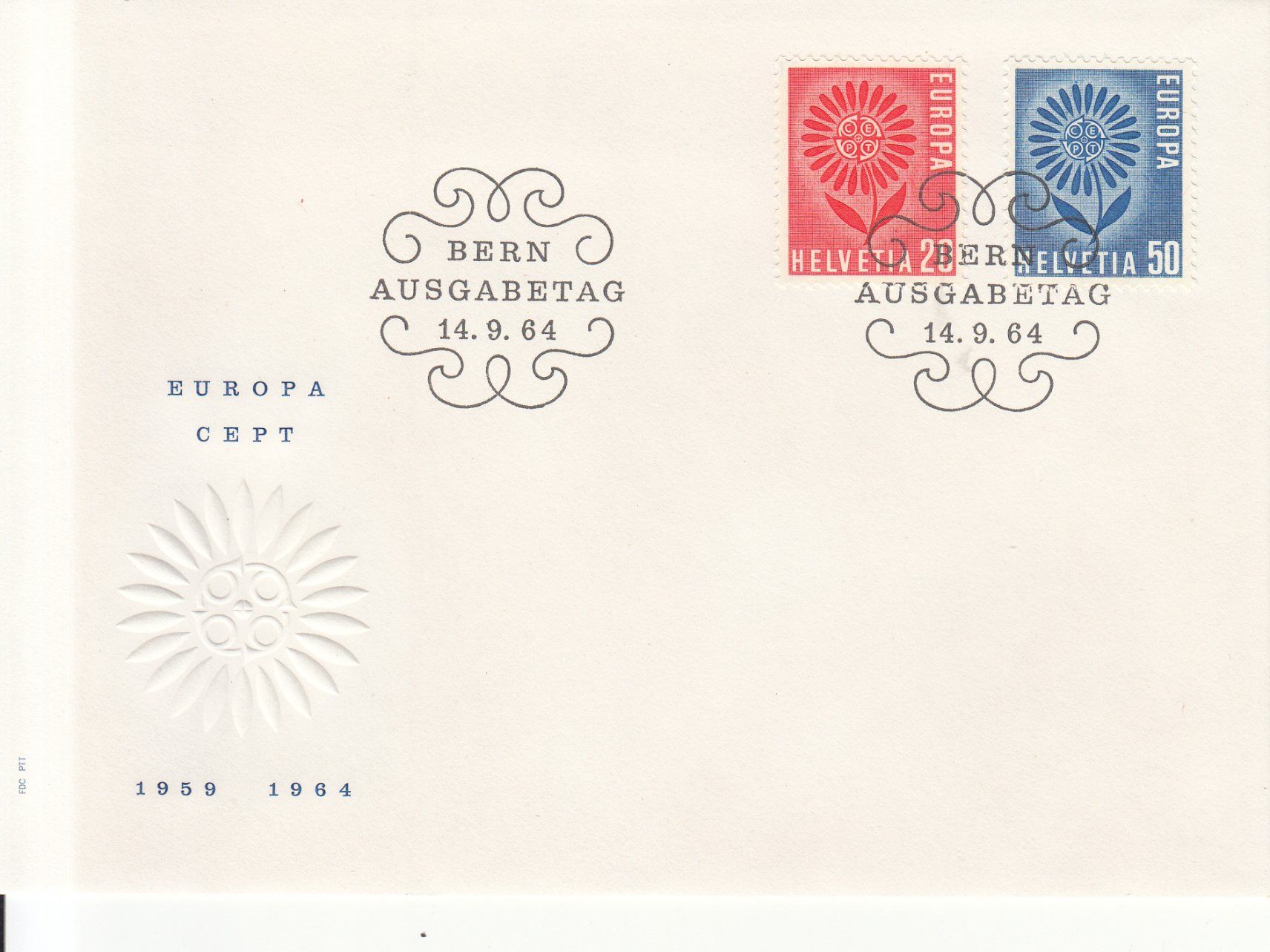 Tutti i francobolli: SBK 410 - 411 FDC – Usato da Bürglen TG venduto da StampGraf