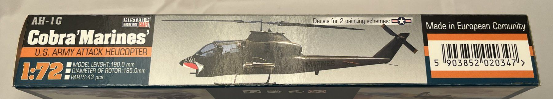 Kit di modellismo & Modellini statici: AH-1G Cobra "Marines" – Nuovo e nell'imballaggio originale da Muttenz venduto da flyte 2