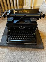 Antike Hermes 5 Schreibmaschine Paillard  funktionsfähig