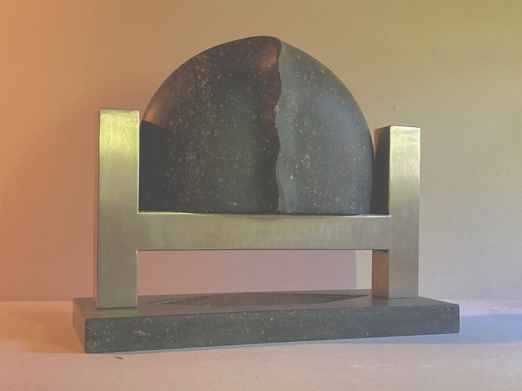 Sculptures & Statues: sculpture en pierre et inox – D'occasion à Bure par 5U276C 4