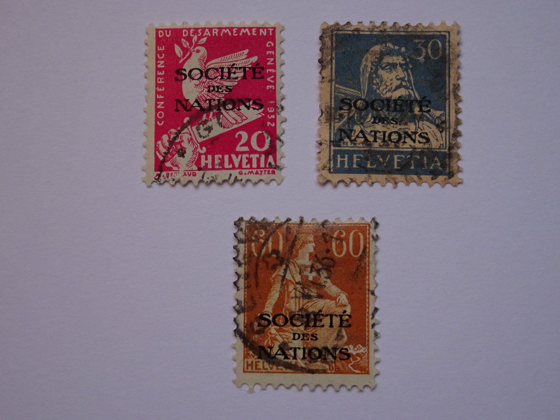 Tous les timbres: Völkerbund 1932 – D'occasion à Aadorf par Chnorli-Furz