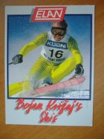 BOJAN KRIZAJ (EX-JUG) AUTOGRAMMKARTE TOP