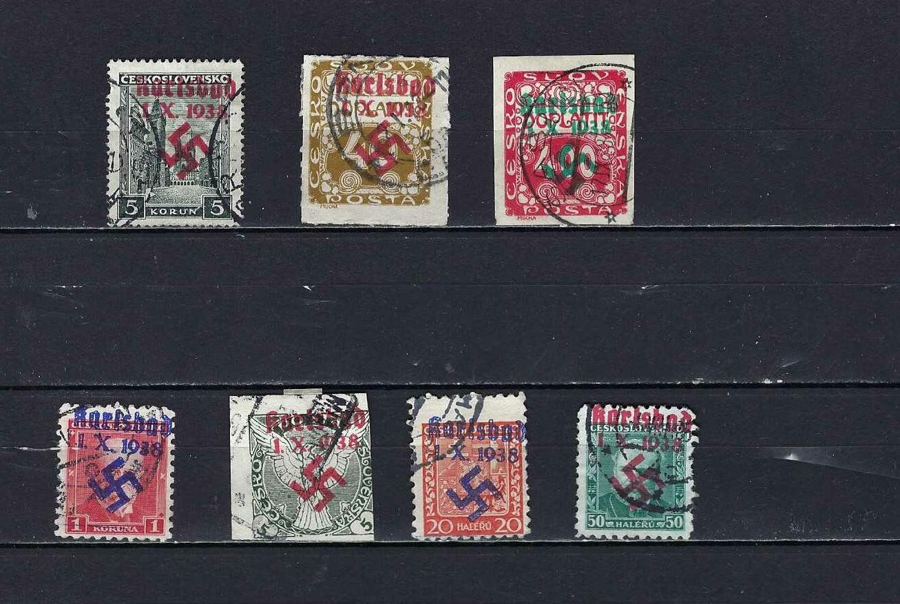 Tutti i francobolli: WKII Sudetenland Karlsbad gest. – Usato da Altstätten SG venduto da Nandodax