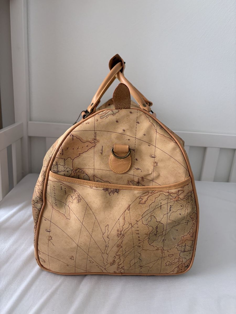 Taschen: Reisetasche Weltkartenmotiv – Gebraucht aus Lachen SZ von isa_zq6c 1