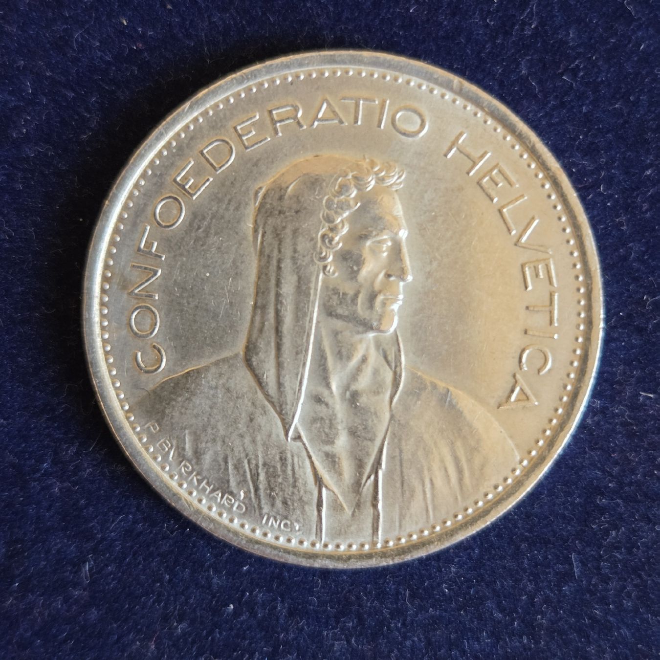 Alle Münzen: Silbermünze 5 Fr. CH von 1969 – Gebraucht aus Stans von Ducati16 3
