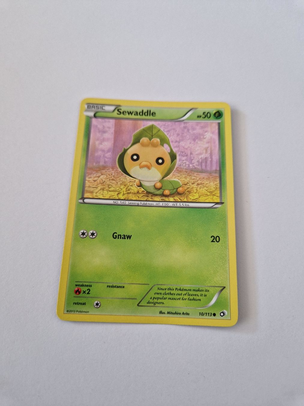 Pokémon Carte collezionabili: Sewaddle - Legendary Treasures - EN  – Usato da Romont FR venduto da raj_sjv9 1