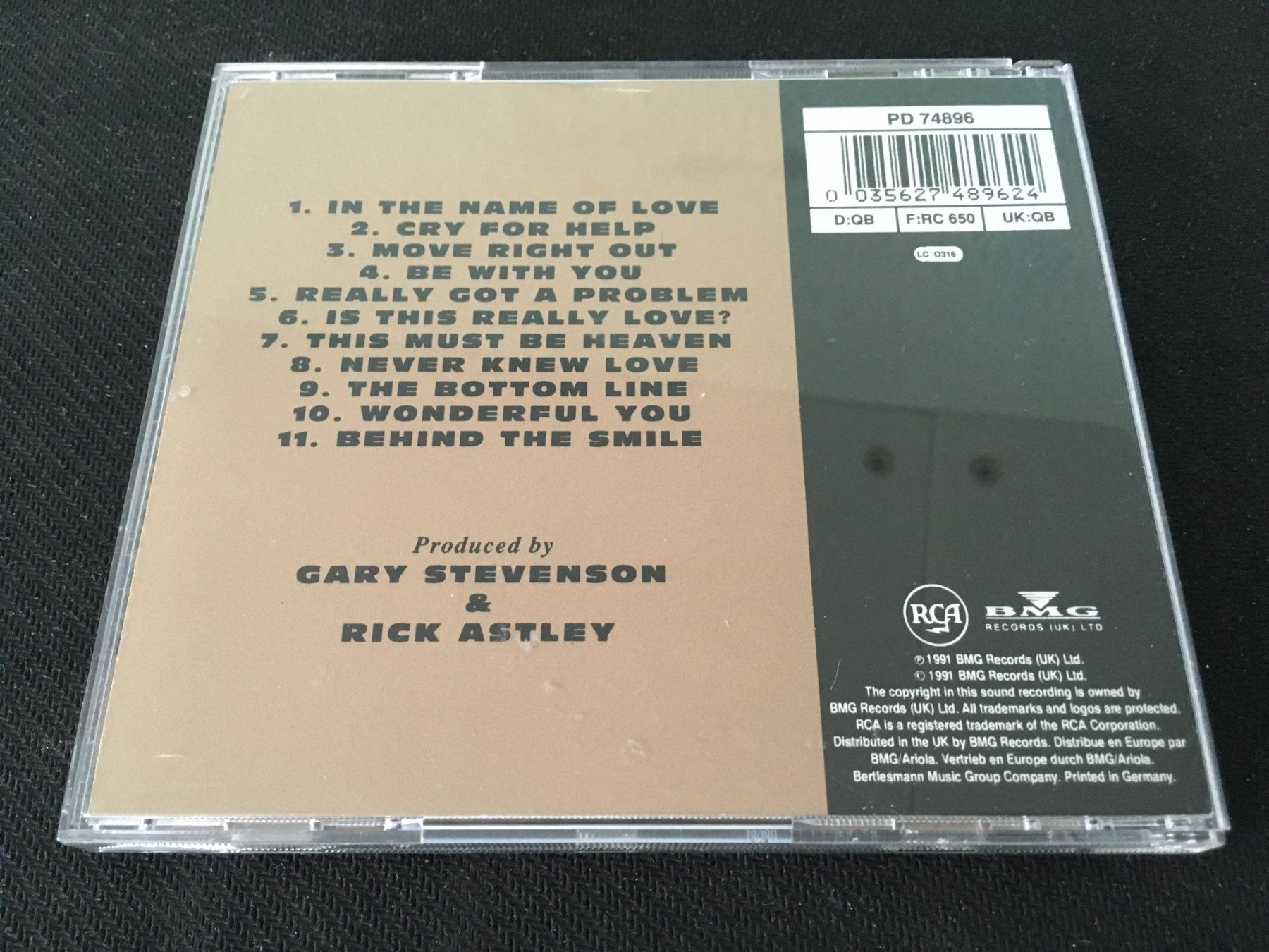 CD: Rick Astley - Free -CD- – Usato da St.Gallen venduto da MedienJoe 2