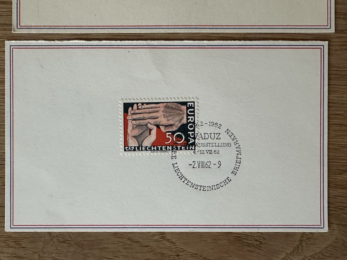 Tutti i francobolli: Liechtenstein - 1958-1965 5x FDC hoher KW – Usato da Schmitten / FR venduto da Samsara169 5