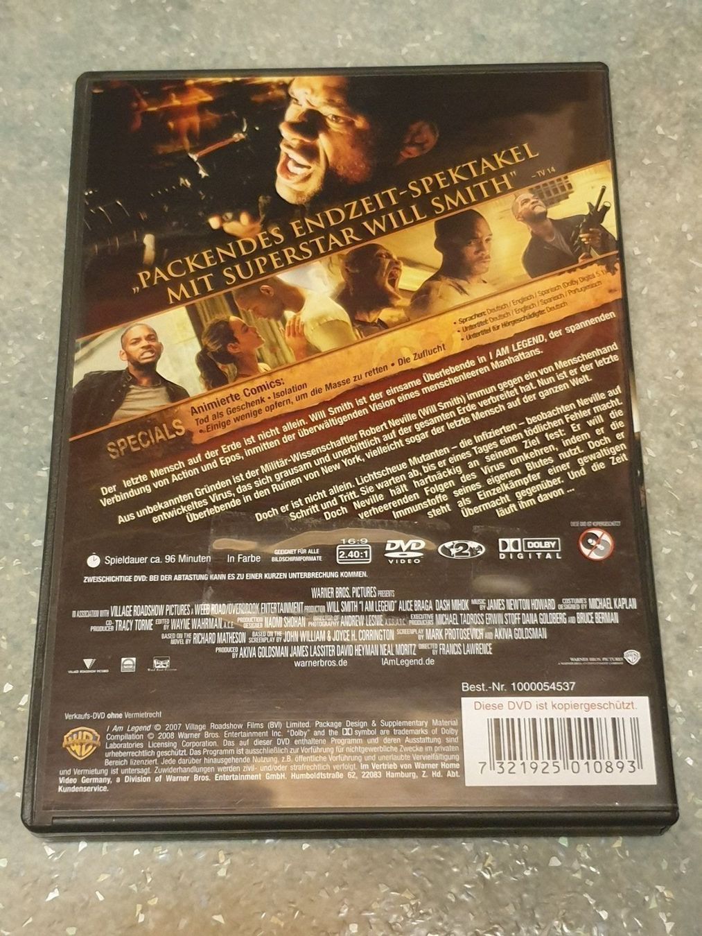 Alle DVDs: I Am Legend – Gebraucht aus Rothenthurm von Lord-Ren 1