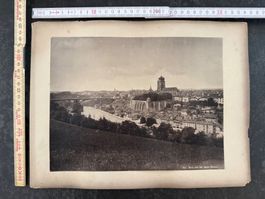 Bern BE Münster neue Kirchenfeldbrücke Foto auf Karton