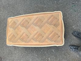 ART 981-K Table basse marquetée sablé