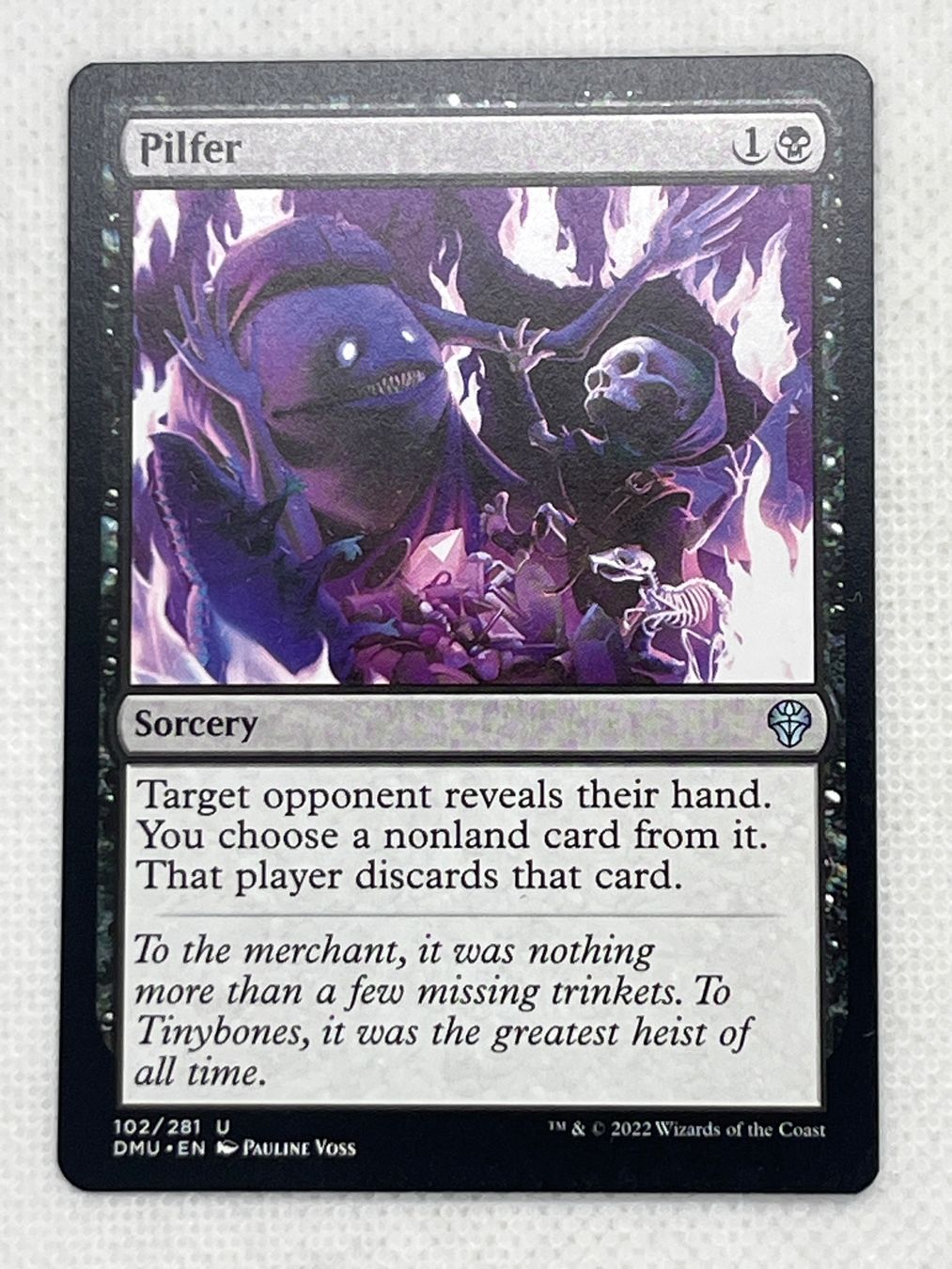Magic The Gathering Cartes à collectionner: MTG Pilfer DMU 102 Englisch Uncommon – D'occasion à Hinterkappelen par Kim1992
