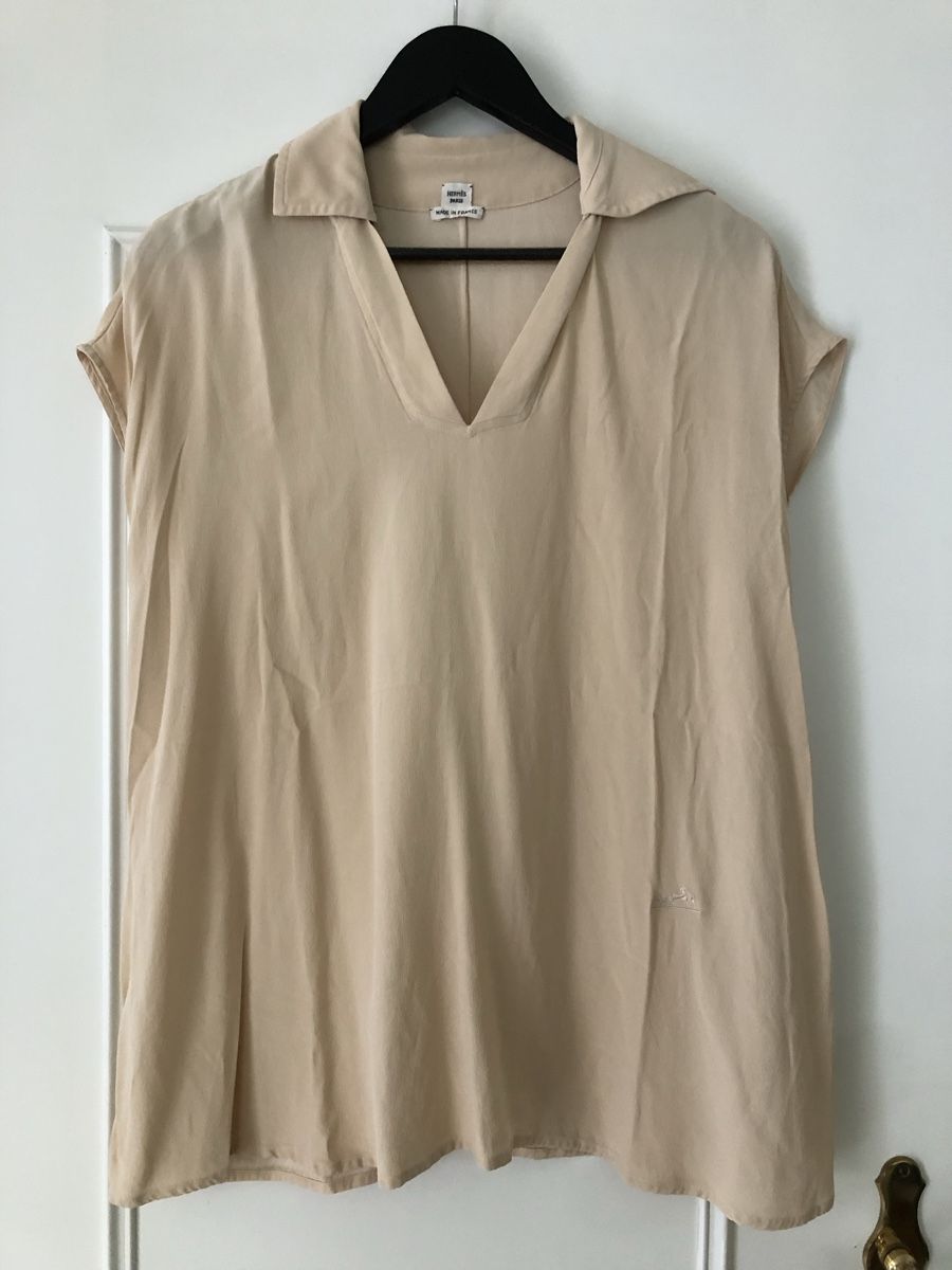Hermès Camicette: Seidenbluse Hermès – Usato da Basel venduto da Kalleskaviar