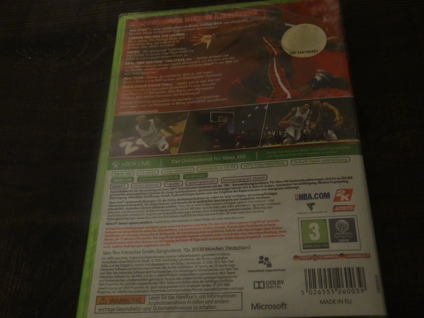 Microsoft Giochi: NBA 2K14 XBOX 360 NEUWARE – Nuovo e nell'imballaggio originale da Olten venduto da Disc-Ausverkauf 1