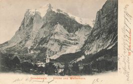 Grindelwald Kirche Wetterhorn