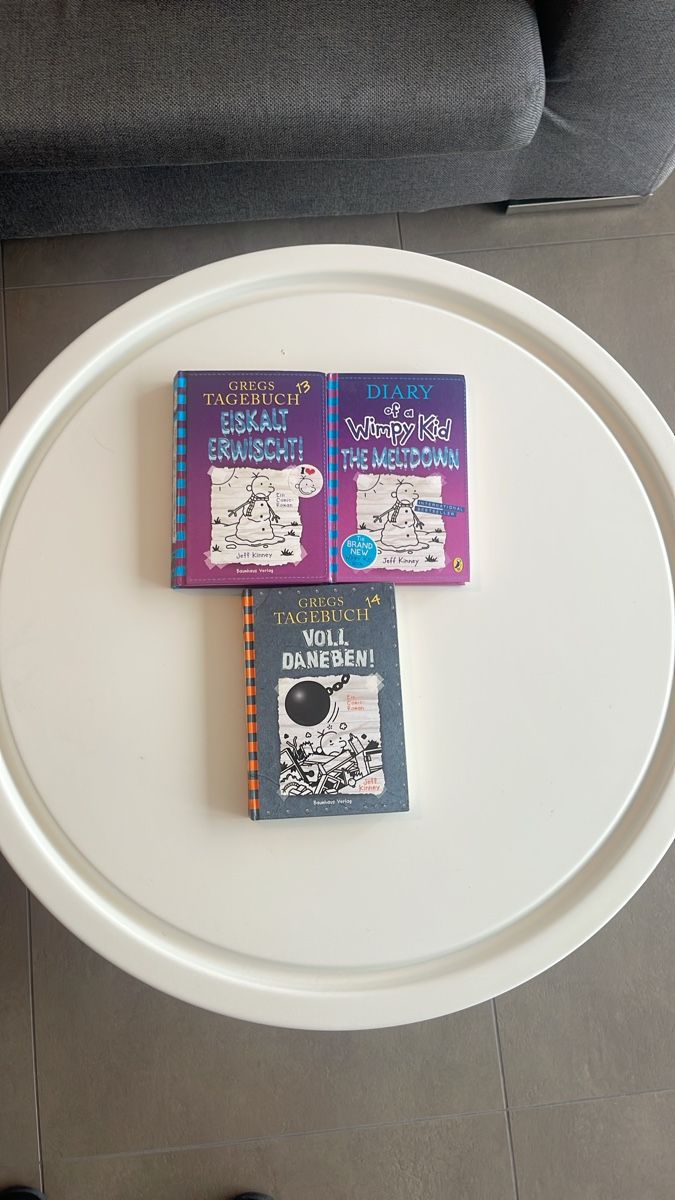 Libri: 3 Greg Bücher Tagebuch Wimpy Kid – Usato da Wädenswil venduto da popey8820