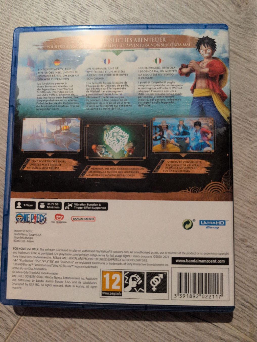 Spiele: PS5 Spiel One Piece Odyssey – Gebraucht aus Huttwil von Schnuegu13 1