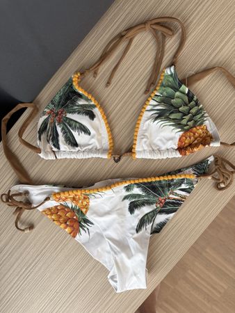 Banana Moon Bikini pineapple palm print size S good conditio