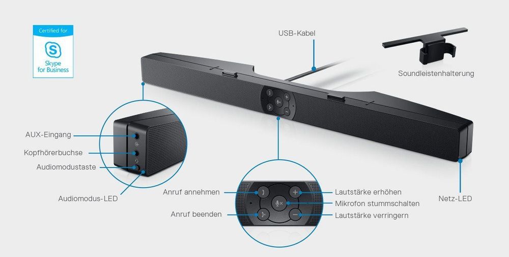 かわいい新作 Dell PRO Stereo SOUNDBAR AE515M - technicomm.qc.ca