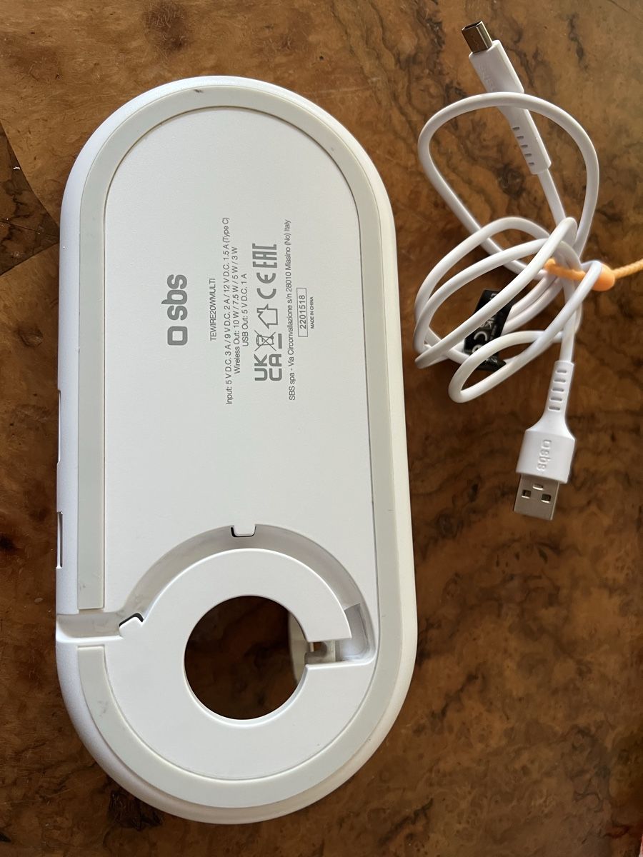 Ladegeräte: SBS Wireless Charger mit USB-C Kabel Weiss – Neu (gemäss Beschreibung) aus Zürich von jsilfra 1