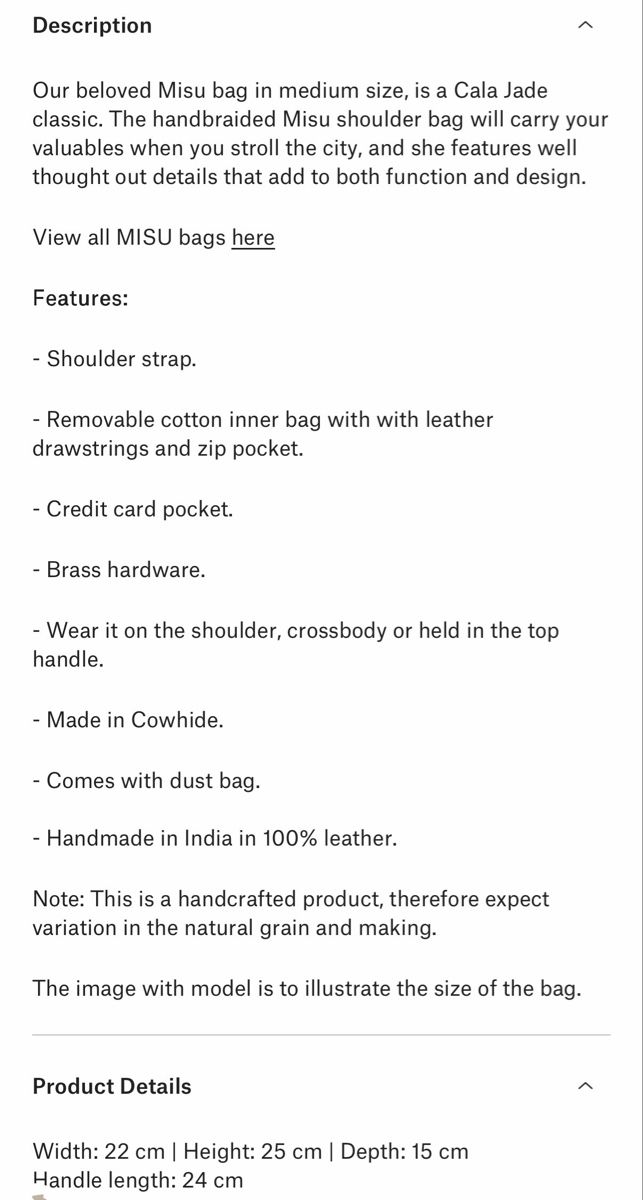 Borse: Cala Jade ‘MISU’ Bag – Usato da Herisau venduto da LauraHope 9