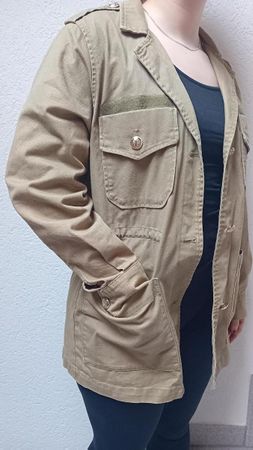 Jeans Jacke Khaki Grösse S