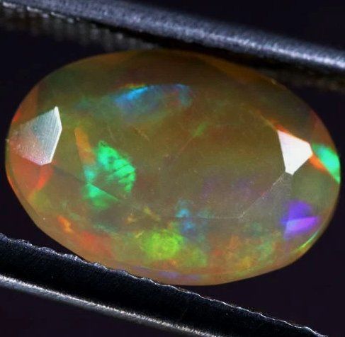 Edelsteine: Oval Faceted Ethiopian Welo Opal 1.40 Cts #A17 – Neu (gemäss Beschreibung) aus Laupersdorf von J69T