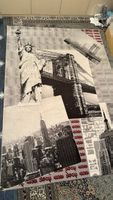Teppich Motiv New York Brooklyn Bridge Statue 