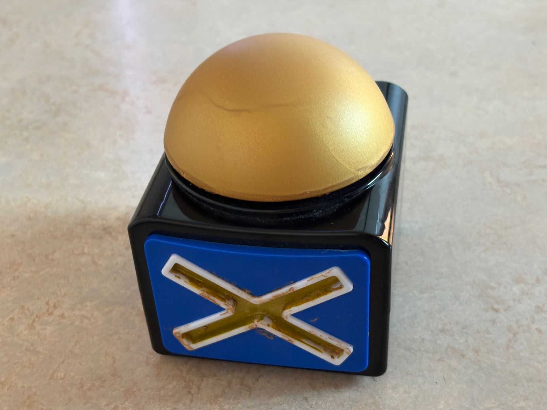 Giochi: Buzzer Knopf gold schwarz blau – Usato da Dietikon venduto da The-Star-Shop 1