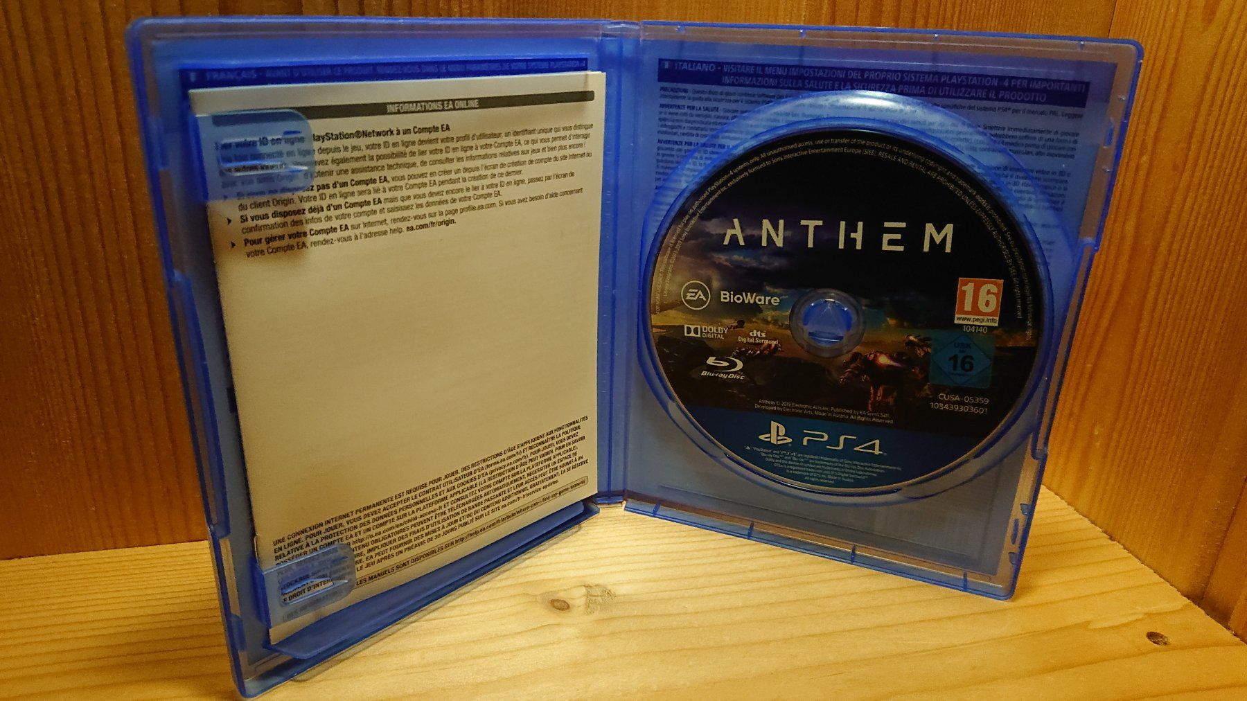 Sony Giochi: ANTHEM PS4 Game – Usato da Wilderswil venduto da Exebub 2