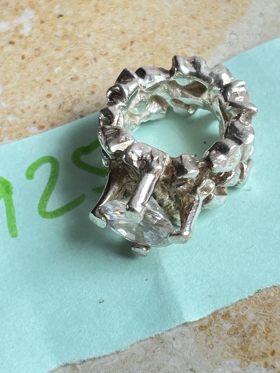 Anelli: Silberring MASSIV DESIGNER (50) – Usato da Laufen venduto da Bellebellezza 5