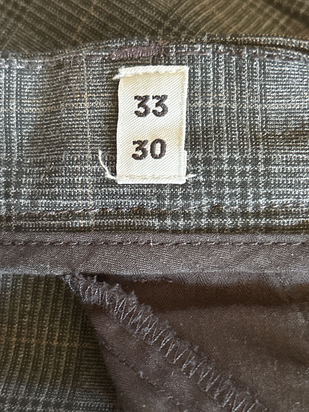 Jack & Jones Pantaloni: Hose Karo Muster Jack&Jones Gr. 33/30 – Usato da Genève venduto da Buens4 4