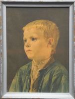 Albert Anker 1831-1910 Knabenbildnis Grafik um 1900